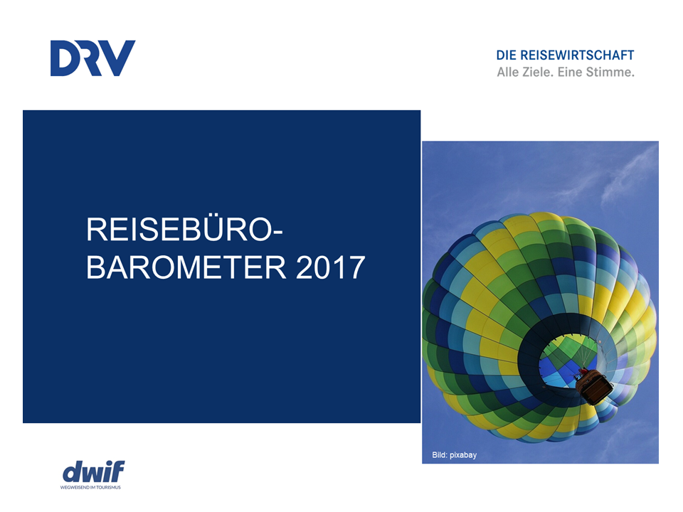 dwif DRV Reisebuerobarometer 2017 Teaser