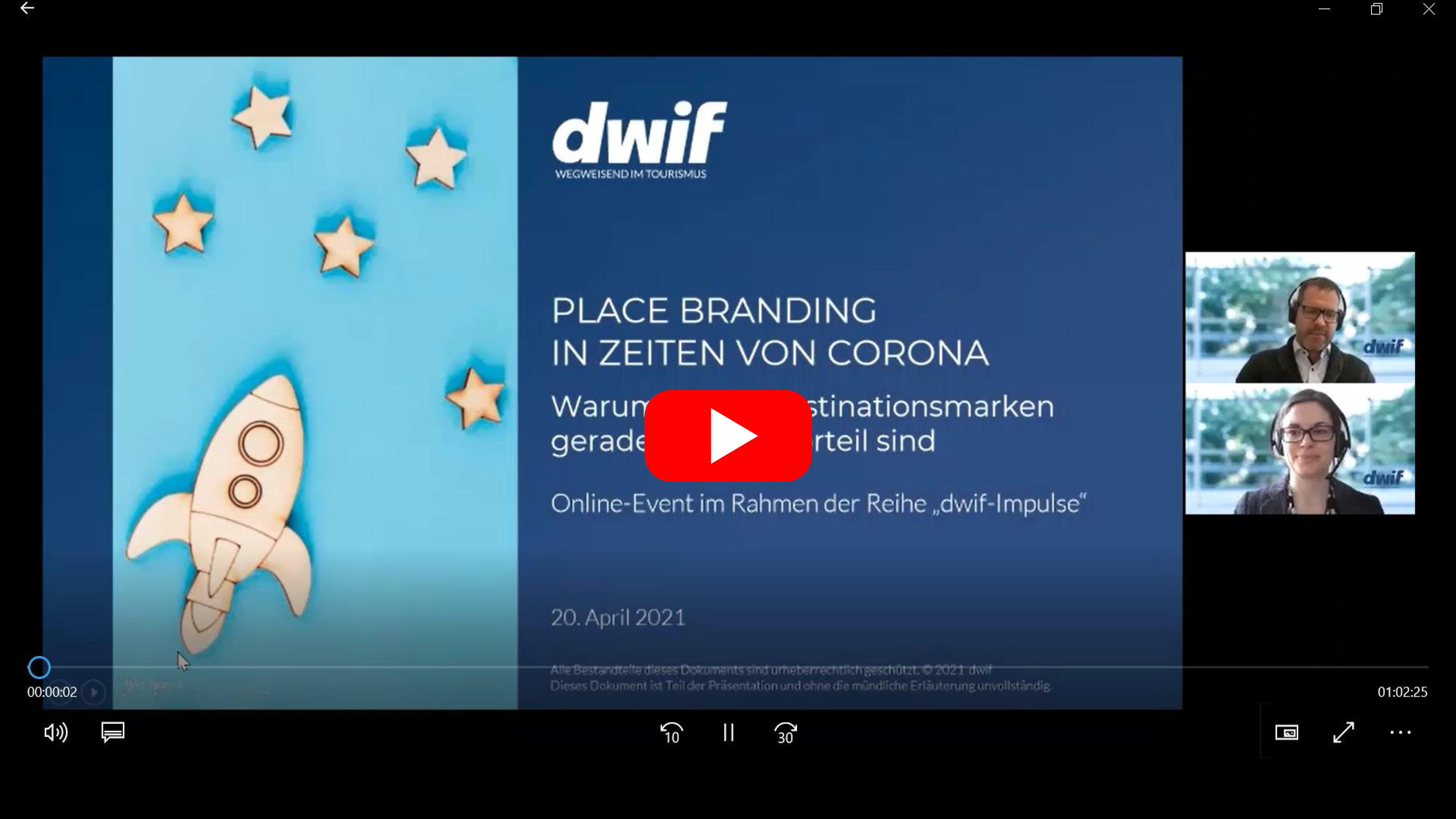 dwif-Impulse: Place Branding in Zeiten von Corona
