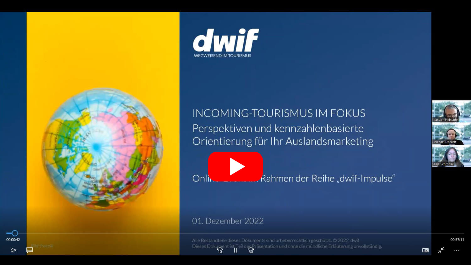 dwif-Impulse: Incoming Tourismus