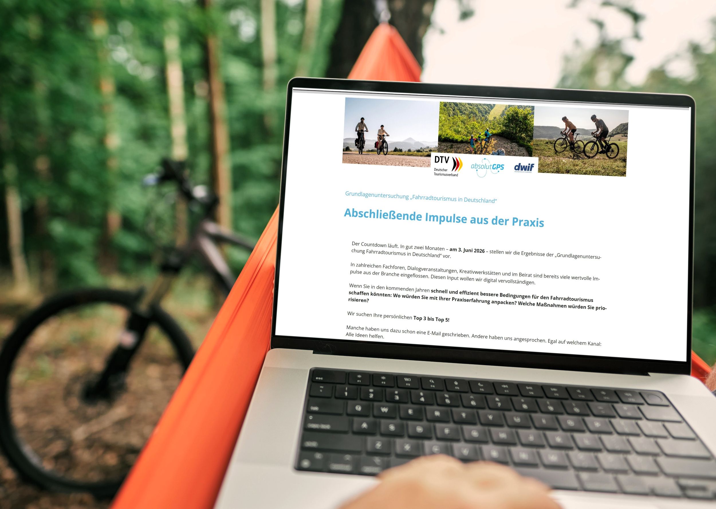 dwif GU Radtourismus Umfrage