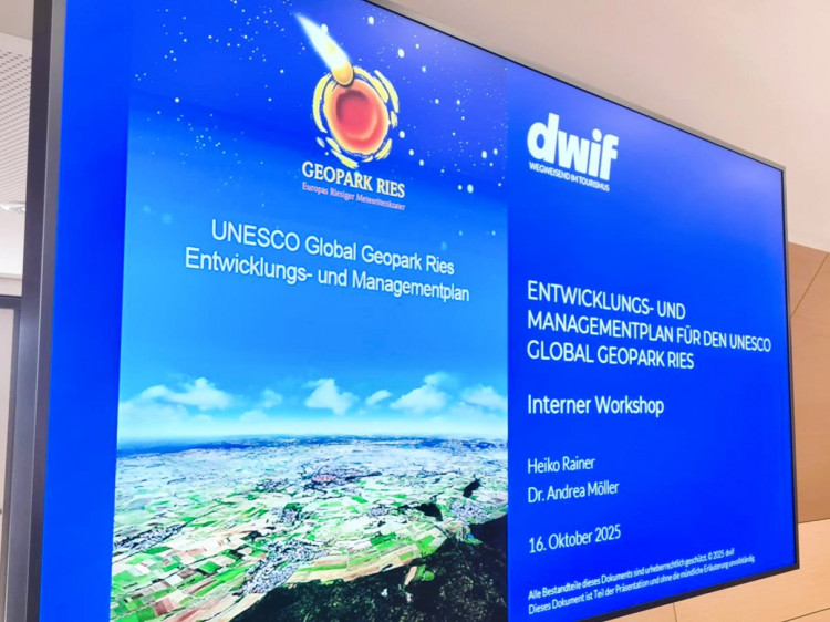dwif: Projektauftakt bei internem Workshop zum Entwicklungsplan Geopark Ries dwif: Projektauftakt bei internem Workshop zum Entwicklungsplan Geopark Ries