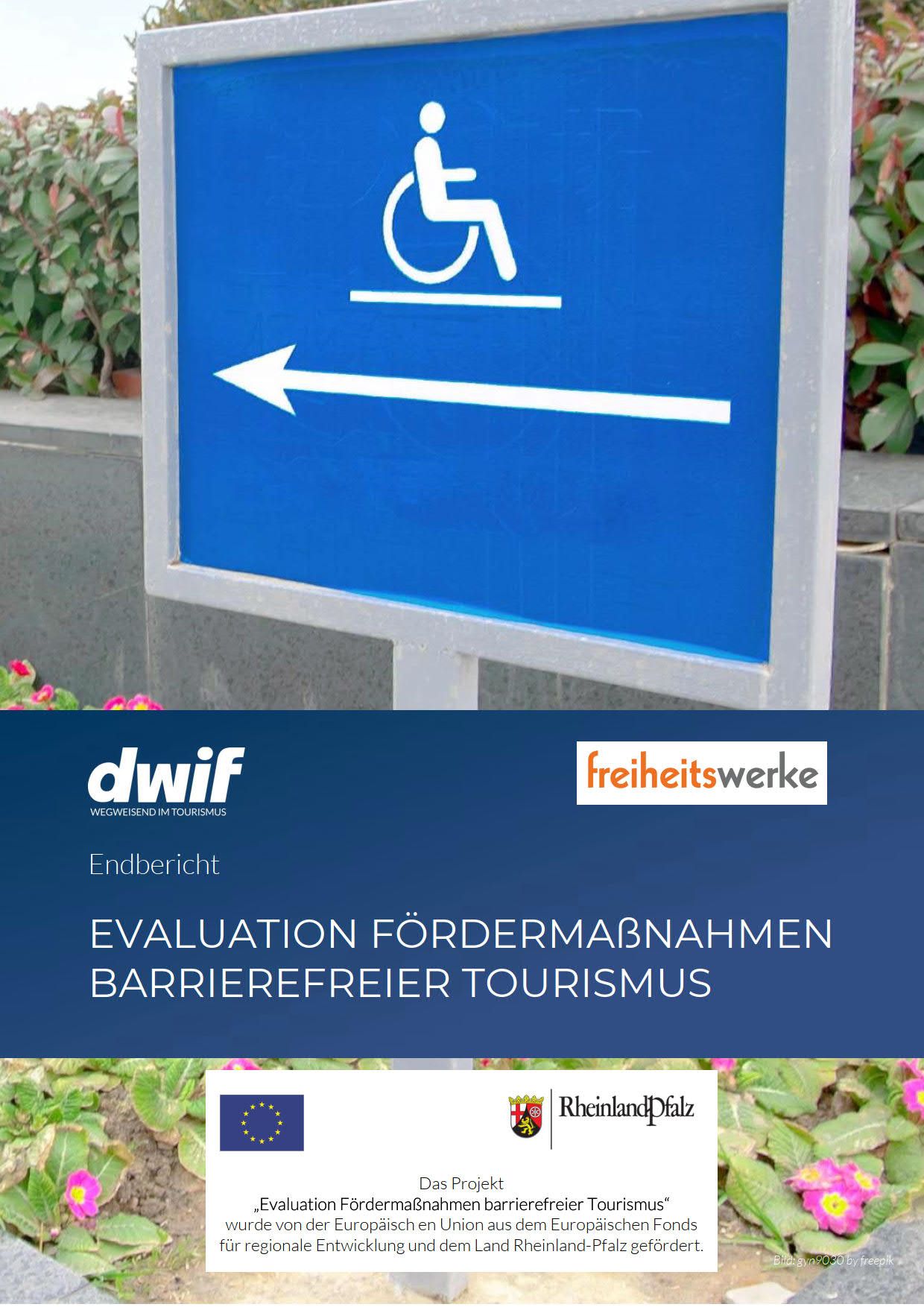Cover Evaluation Barrierefreiheit Tourismus Rheinland-Pfalz